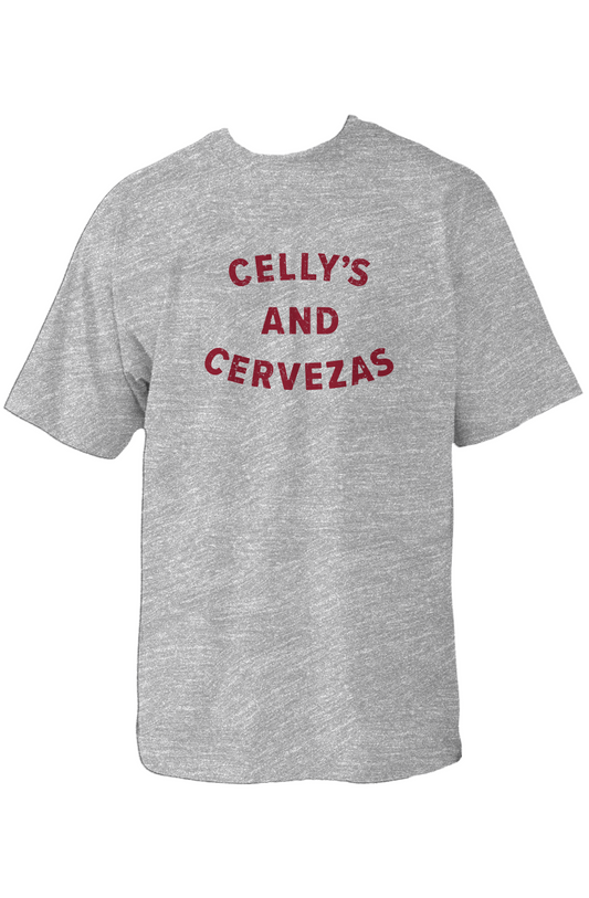 Celly's and Cervezas 90s Throwback Tee | Barn Garb Hockey Threads