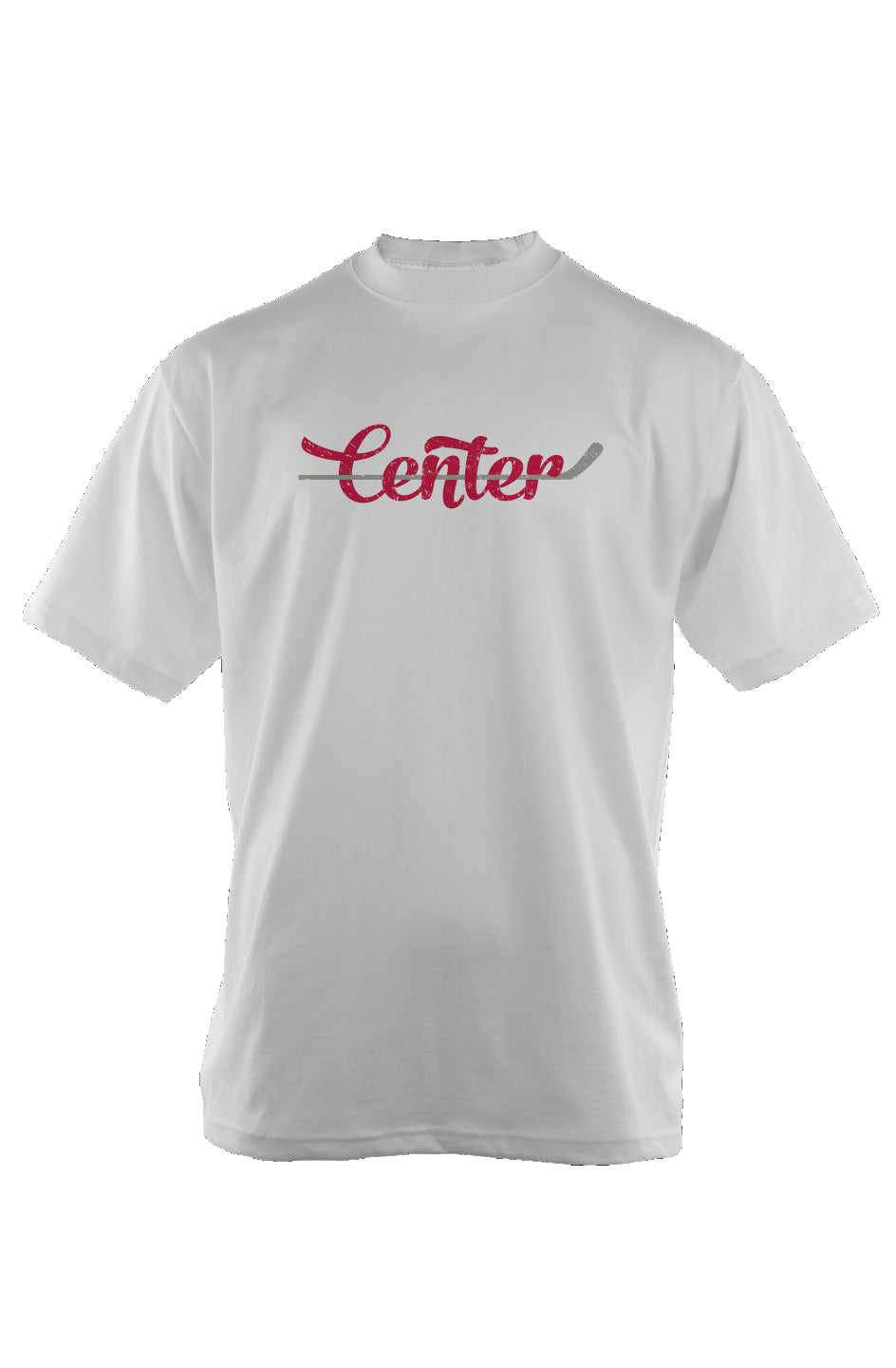 Center 90s Throwback Tee White | Barn Garb Hockey Threads