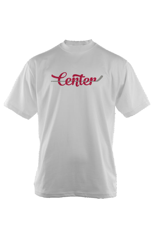 Center 90s Throwback Tee White | Barn Garb Hockey Threads