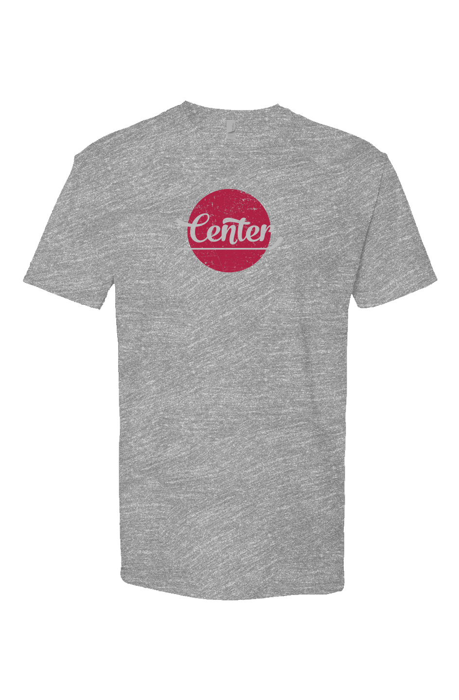 Center Dot Breakaway Performance Tee Grey | Barn Garb Hockey Threads