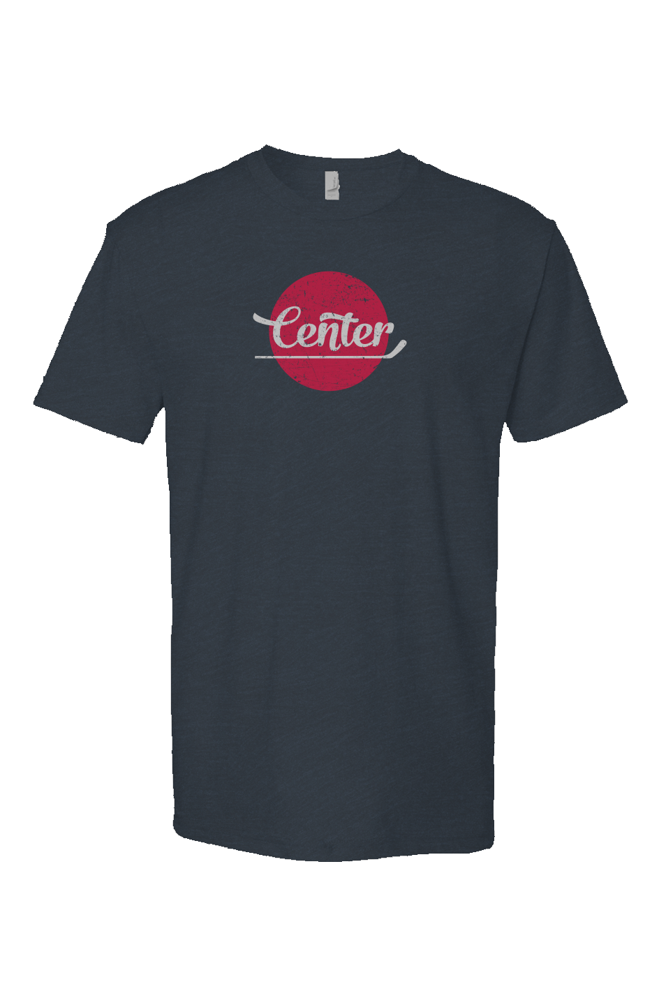 Center Dot Breakaway Performance Tee Navy Blue | Barn Garb Hockey Threads
