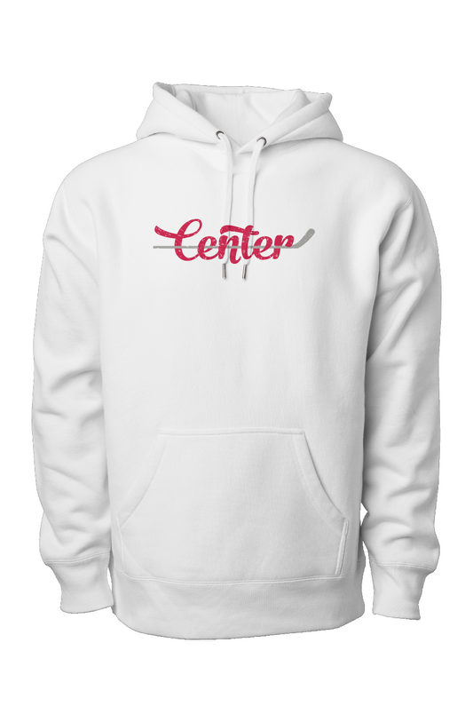 Center Legend Heavyweight Hoodie White | Barn Garb Hockey Threads