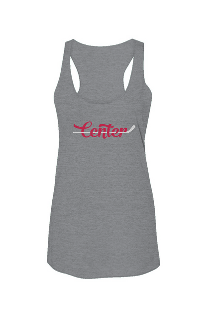 Center Racerback Barn Tank Grey | Barn Garb Hockey Threads