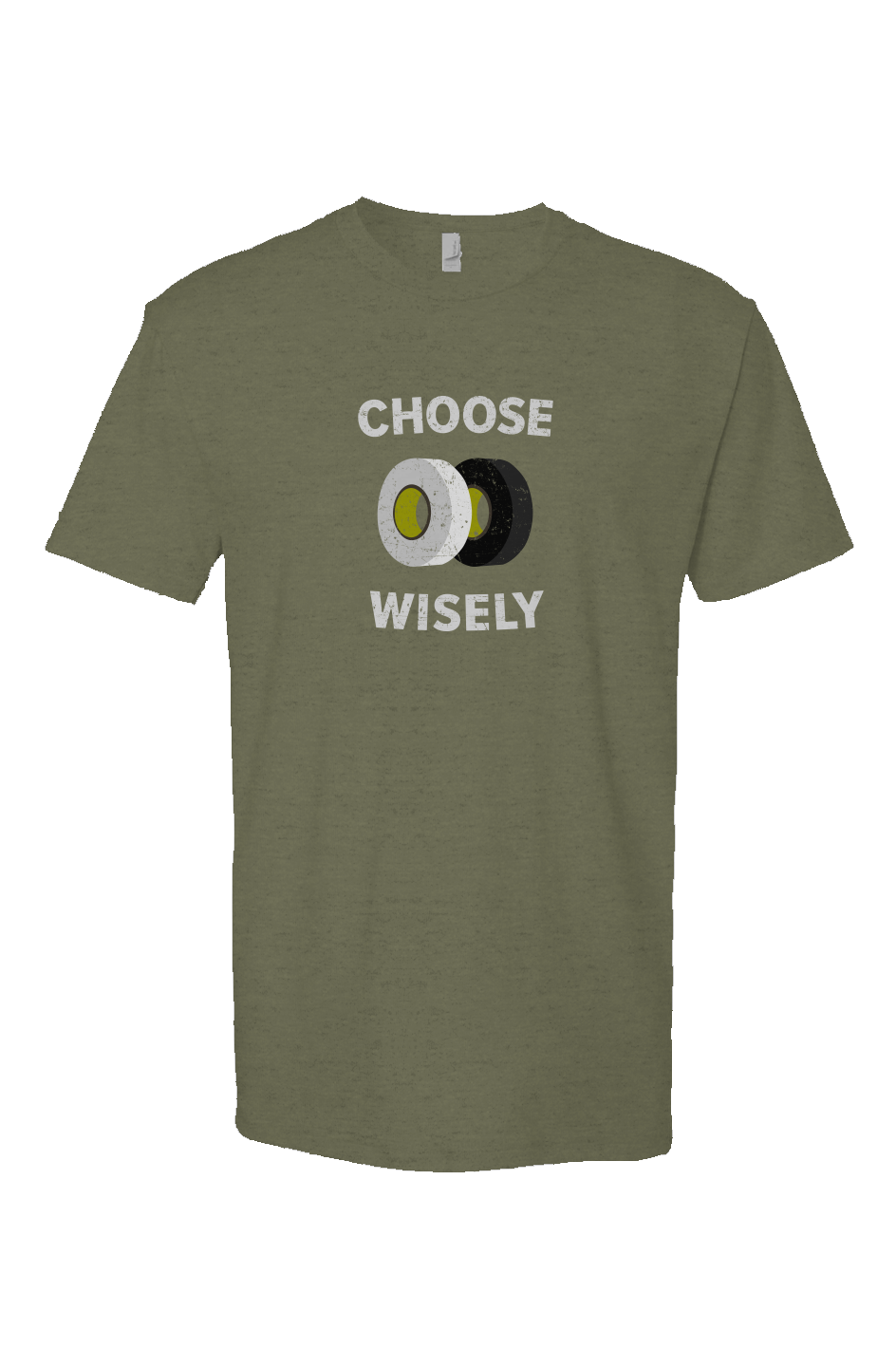 Choose Wisely Breakaway Performance Tee Military Green | Barn Garb Hockey Threads
