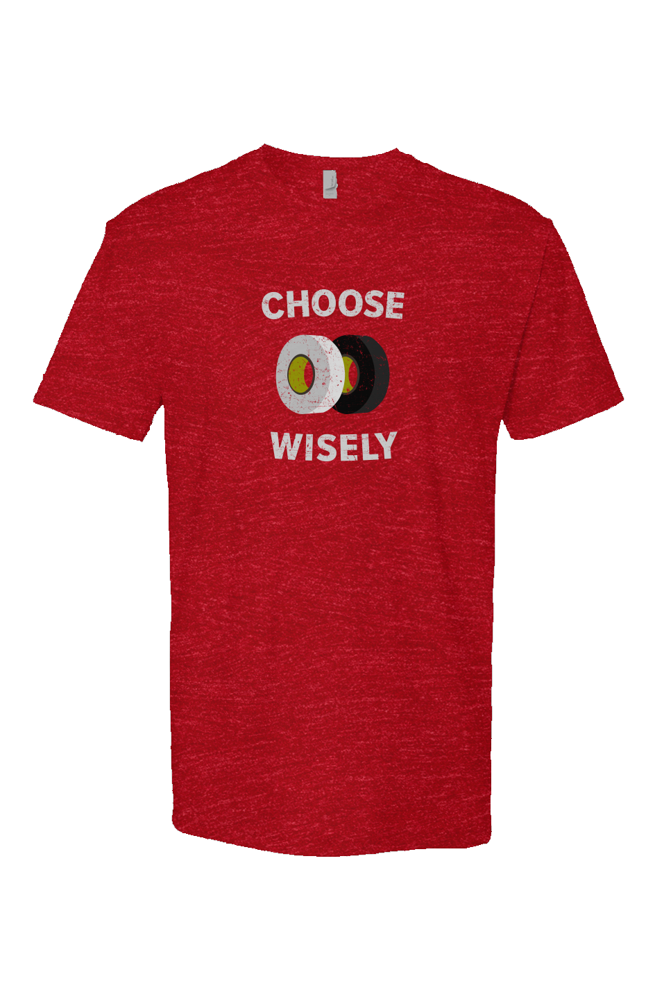 Choose Wisely Breakaway Performance Tee Red | Barn Garb Hockey Threads