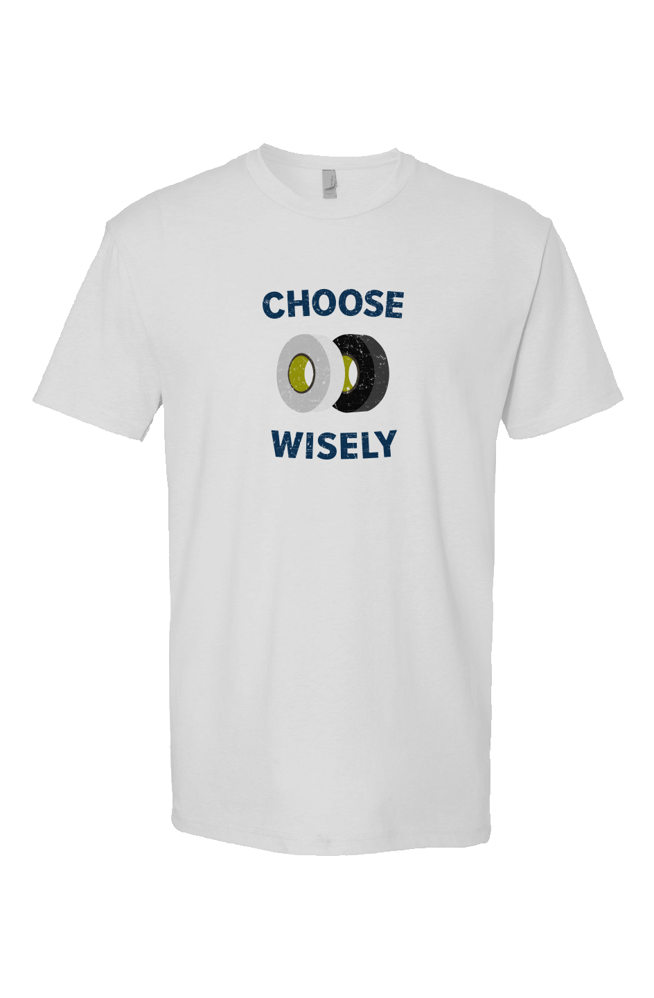 Choose Wisely Breakaway Performance Tee White | Barn Garb Hockey Threads