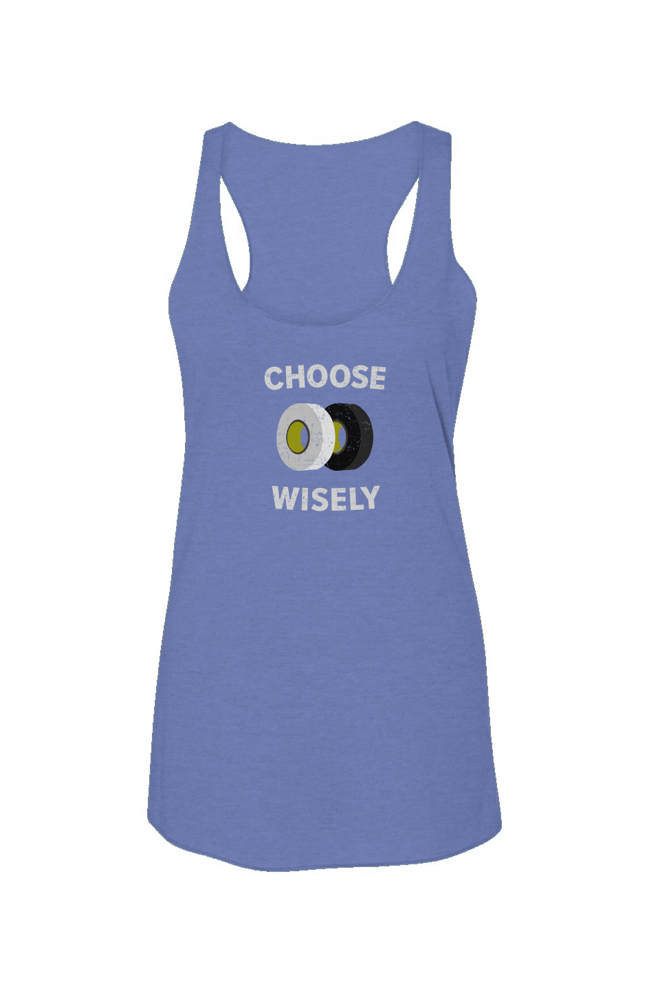 Choose Wisely Racerback Barn Tank Blue | Barn Garb Hockey Threads