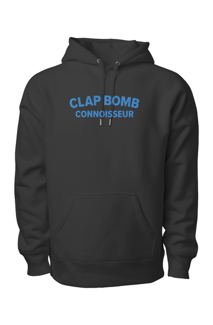 Clap Bomb Connoisseur Legend Heavyweight Hoodie Black | Barn Garb Hockey Threads