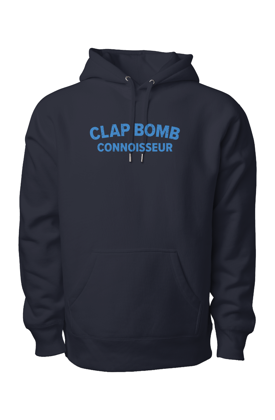 Clap Bomb Connoisseur Legend Heavyweight Hoodie Navy Blue | Barn Garb Hockey Threads
