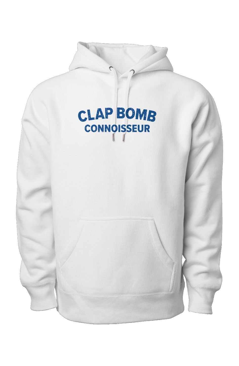 Clap Bomb Connoisseur Legend Heavyweight Hoodie White | Barn Garb Hockey Threads