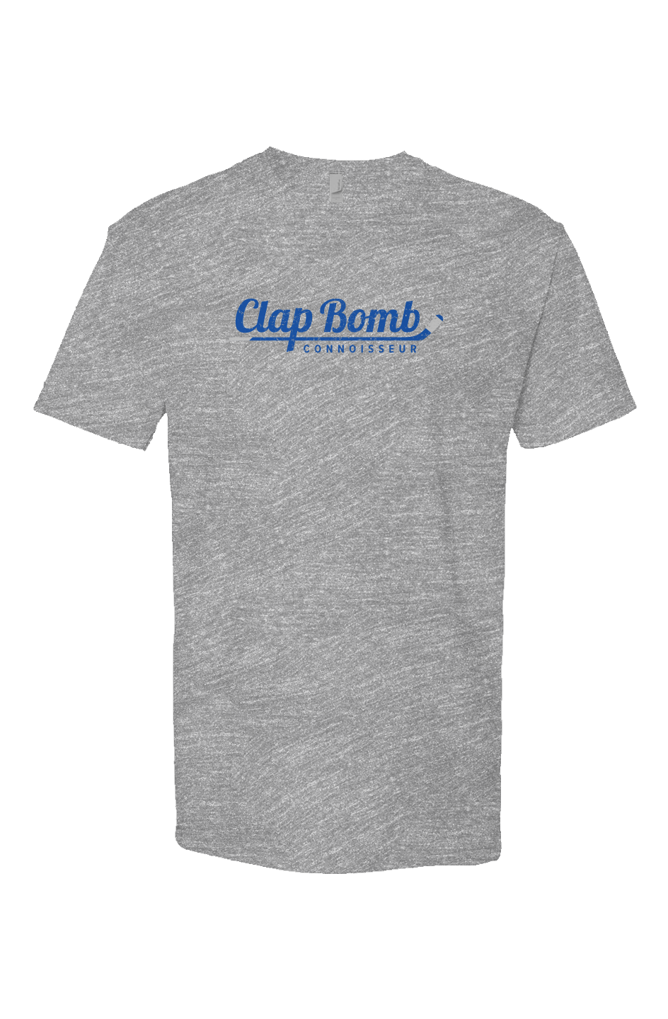 Clap Bomb Connoisseur Stick Breakaway Performance Tee Grey | Barn Garb Hockey Threads