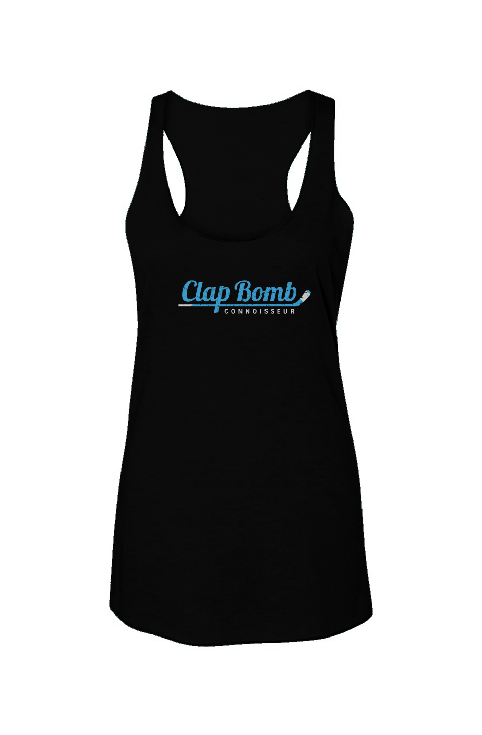 Clap Bomb Connoisseur Stick Racerback Barn Tank Black | Barn Garb Hockey Threads