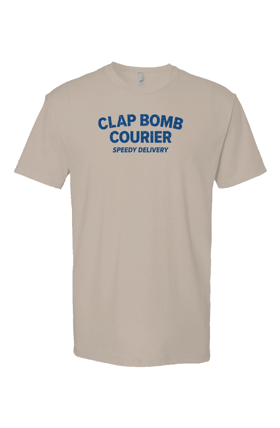 Clap Bomb Courier Breakaway Performance Tee Sand | Barn Garb Hockey Threads