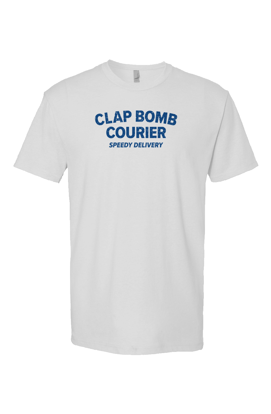 Clap Bomb Courier Breakaway Performance Tee White | Barn Garb Hockey Threads
