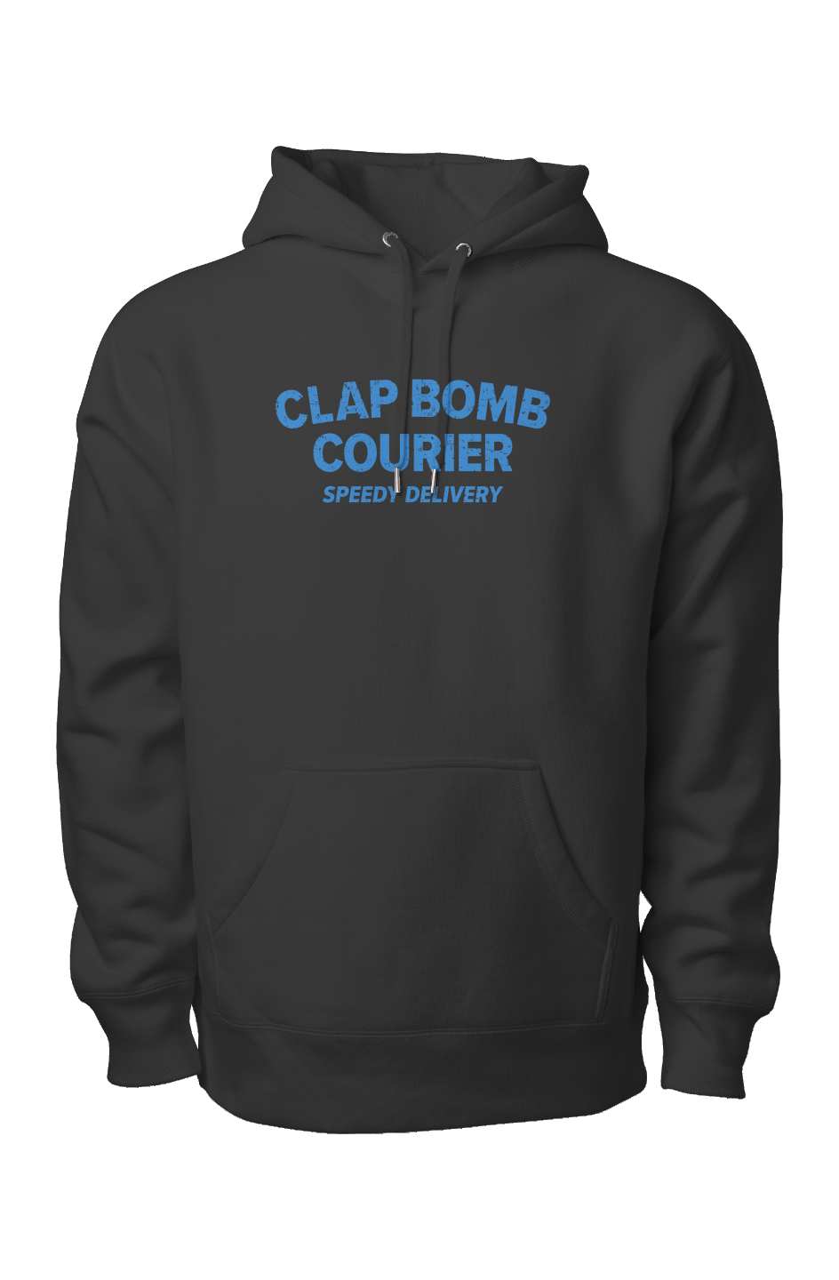 Clap Bomb Courier Legend Heavyweight Hoodie Black | Barn Garb Hockey Threads