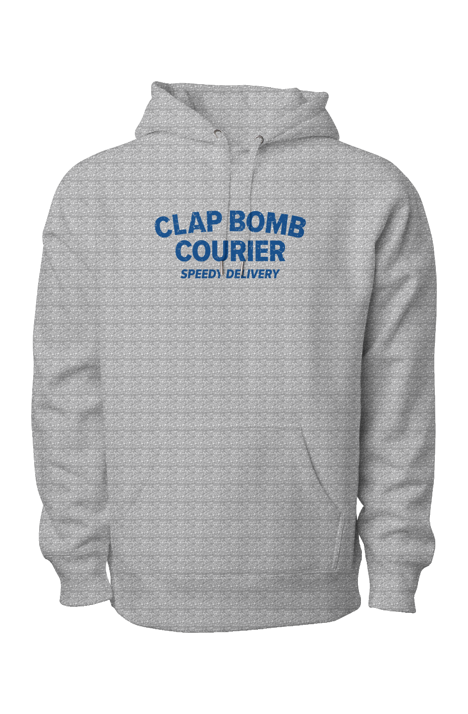 Clap Bomb Courier Legend Heavyweight Hoodie Grey | Barn Garb Hockey Threads