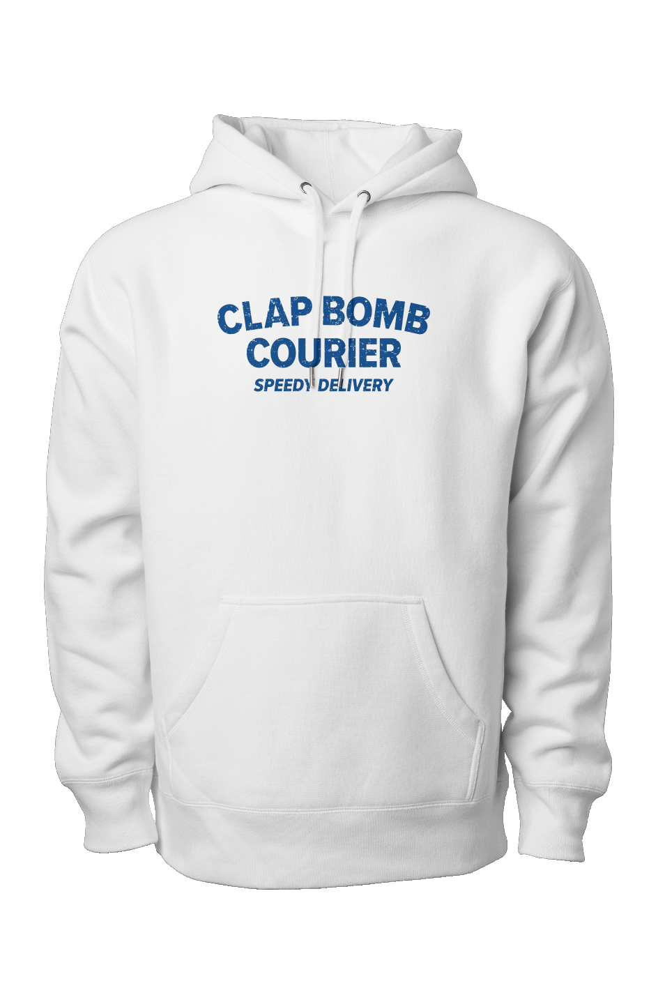 Clap Bomb Courier Legend Heavyweight Hoodie White | Barn Garb Hockey Threads