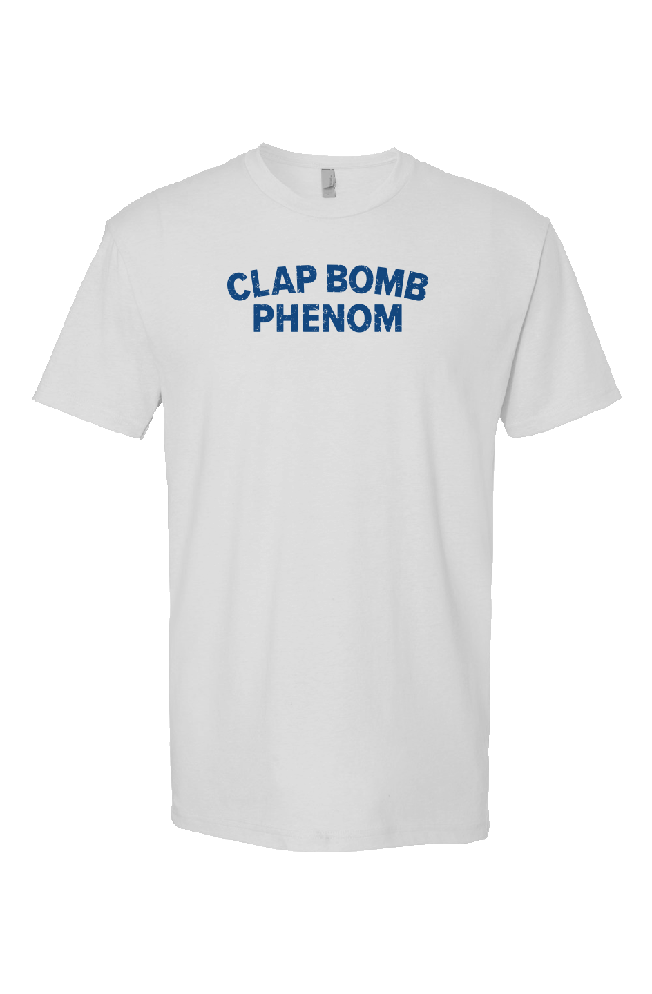 Clap Bomb Phenom Breakaway Performance Tee White | Barn Garb Hockey Threads