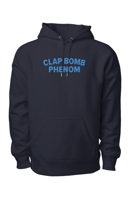 Clap Bomb Phenom Legend Heavyweight Hoodie Navy Blue | Barn Garb Hockey Threads