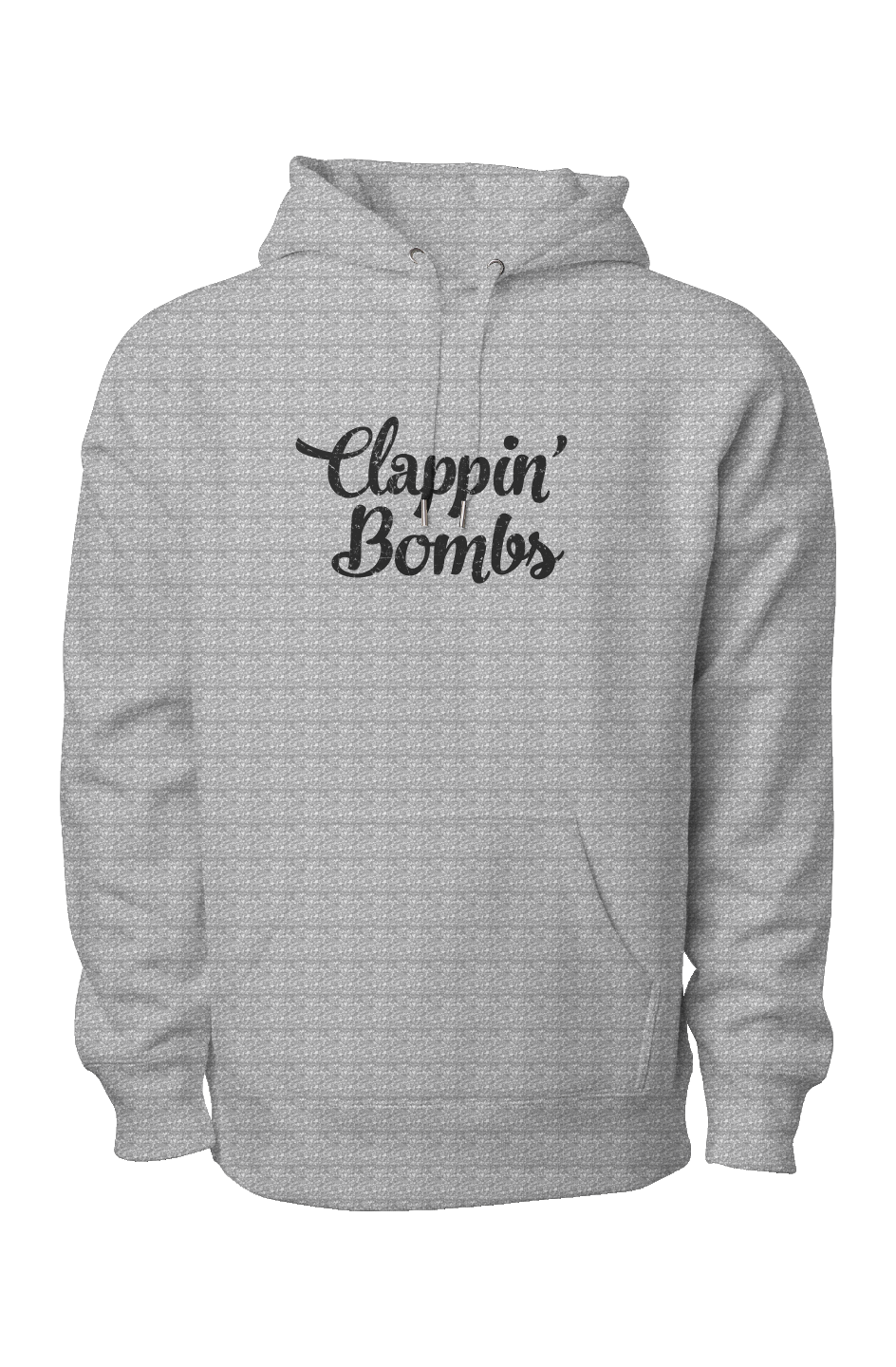 Clappin' Bombs Legend Heavyweight Hoodie Grey | Barn Garb Hockey Threads