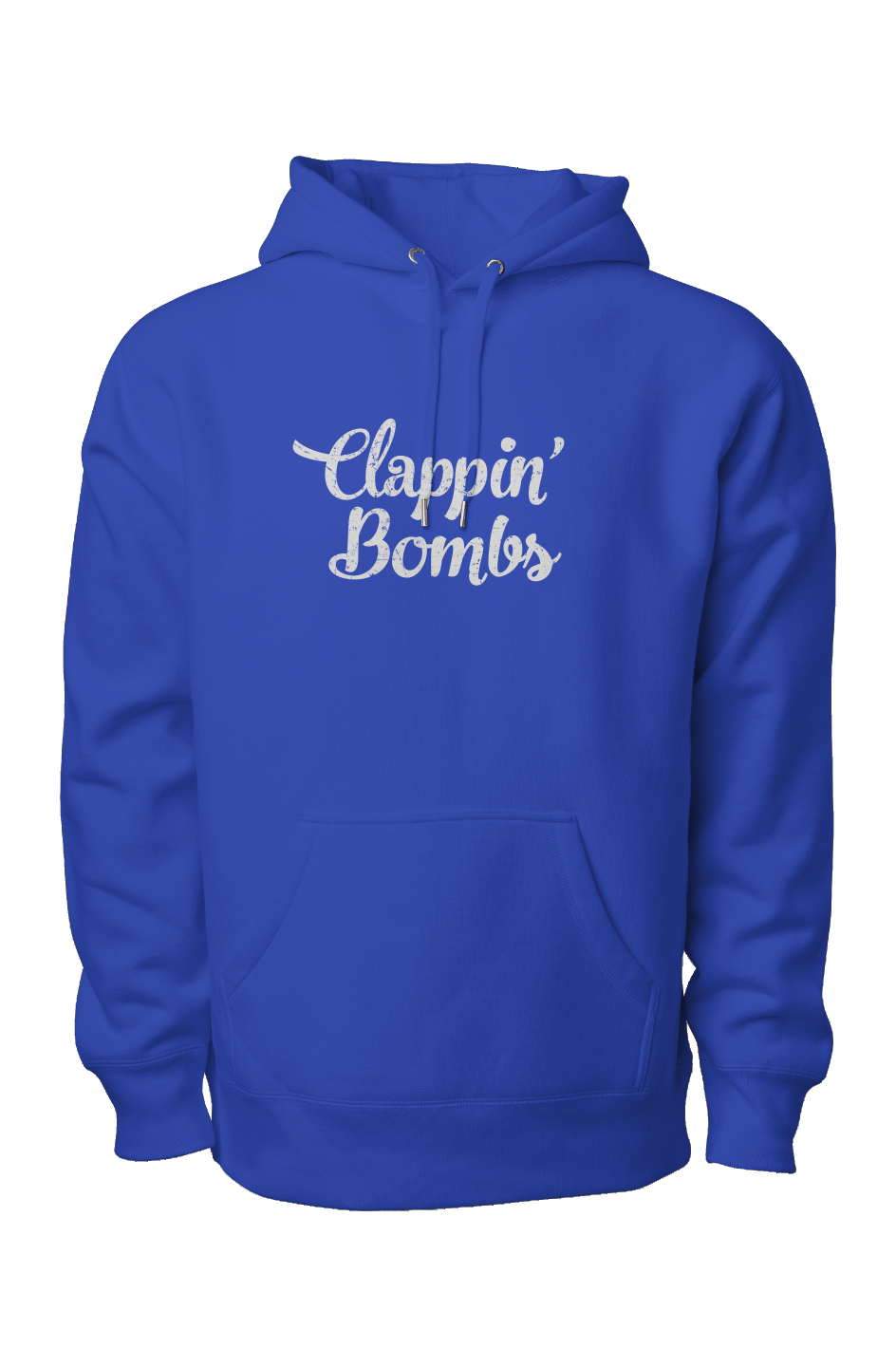 Clappin' Bombs Legend Heavyweight Hoodie Royal Blue | Barn Garb Hockey Threads