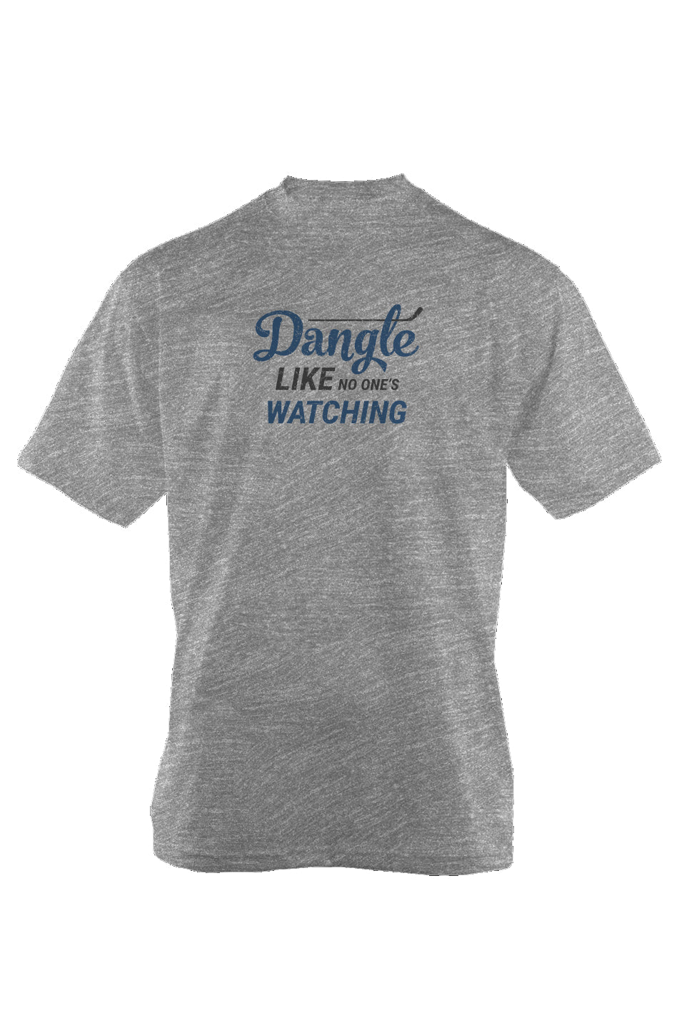 Dangle Like No One's Watching 90s Throwback Tee Grey | Barn Garb Hockey Threads