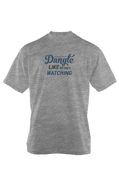 Dangle Like No One's Watching 90s Throwback Tee Grey | Barn Garb Hockey Threads