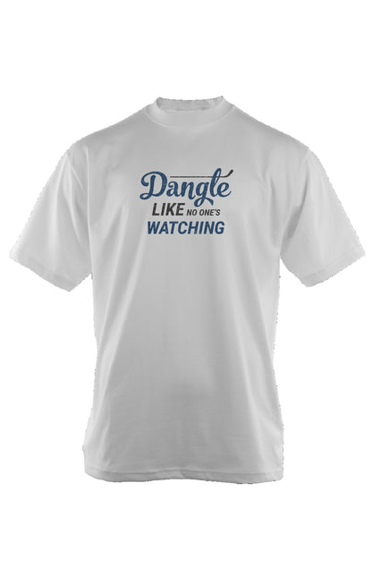 Dangle Like No One's Watching 90s Throwback Tee White | Barn Garb Hockey Threads