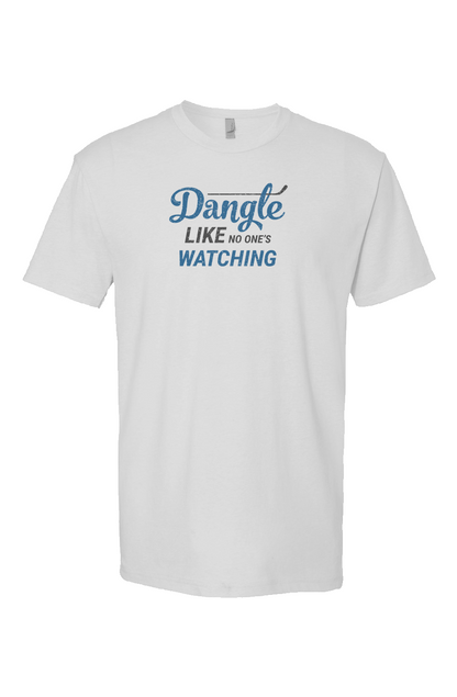 Dangle Like No One's Watching Breakaway Performance Tee White | Barn Garb Hockey Threads