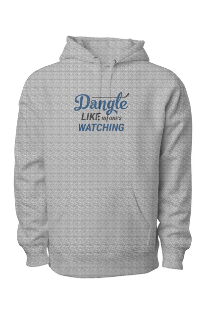 Dangle Like No One's Watching Legend Heavyweight Hoodie Grey | Barn Garb Hockey Threads