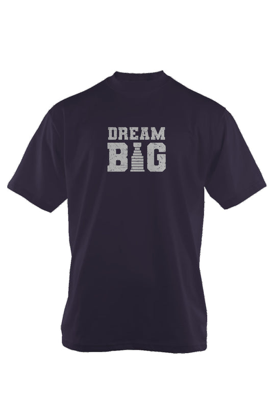 Dream Big 90s Throwback Tee Navy Blue | Barn Garb Hockey Threads