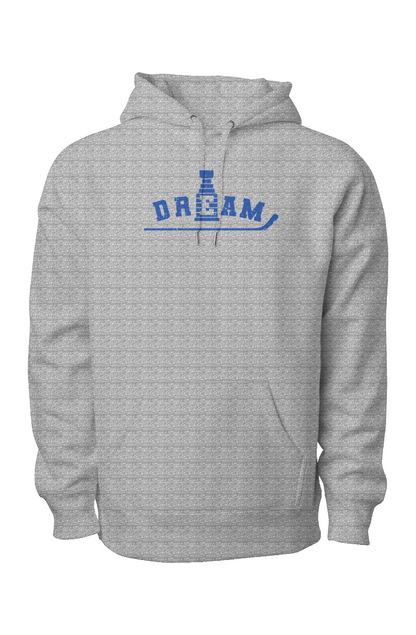 Dream Legend Heavyweight Hoodie Grey Barn Garb Hockey Threads