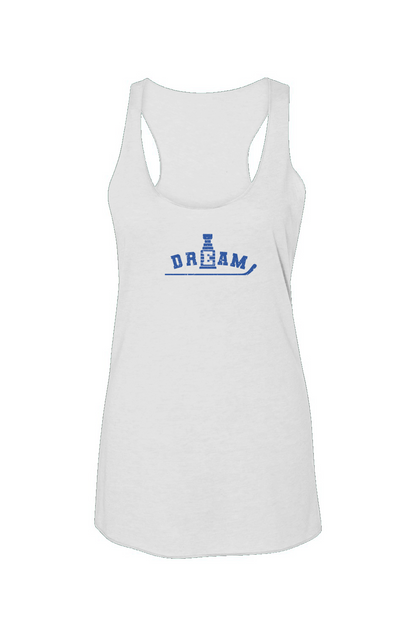 Dream Racerback Barn Tank White | Barn Garb Hockey Threads