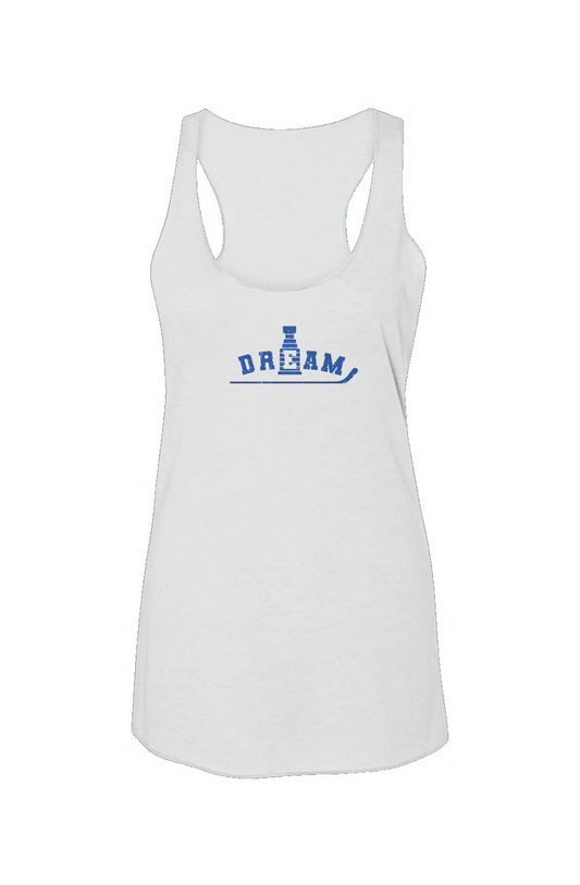 Dream Racerback Barn Tank White | Barn Garb Hockey Threads