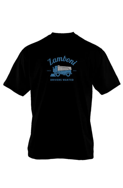 Drivers Wanted 90s Throwback Oversized Heavyweight Tee Black | Barn Garb Hockey Threads