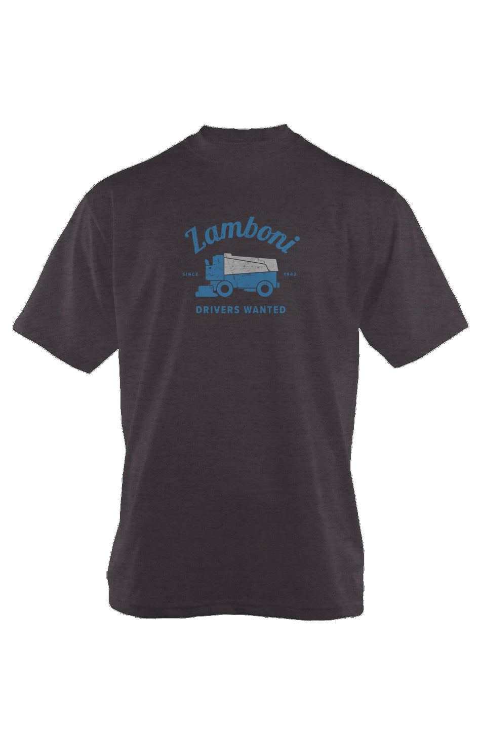 Drivers Wanted 90s Throwback Oversized Heavyweight Tee Charcoal | Barn Garb Hockey Threads