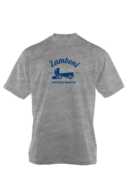 Drivers Wanted 90s Throwback Oversized Heavyweight Tee Grey | Barn Garb Hockey Threads