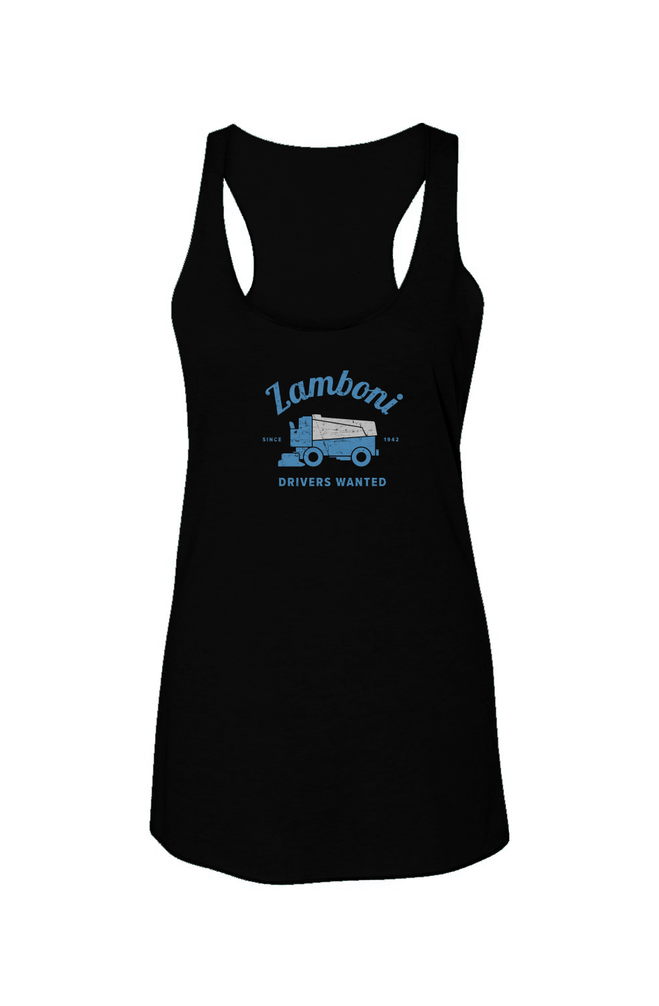 Drivers Wanted Racerback Barn Tank Black | Barn Garb Hockey Threads