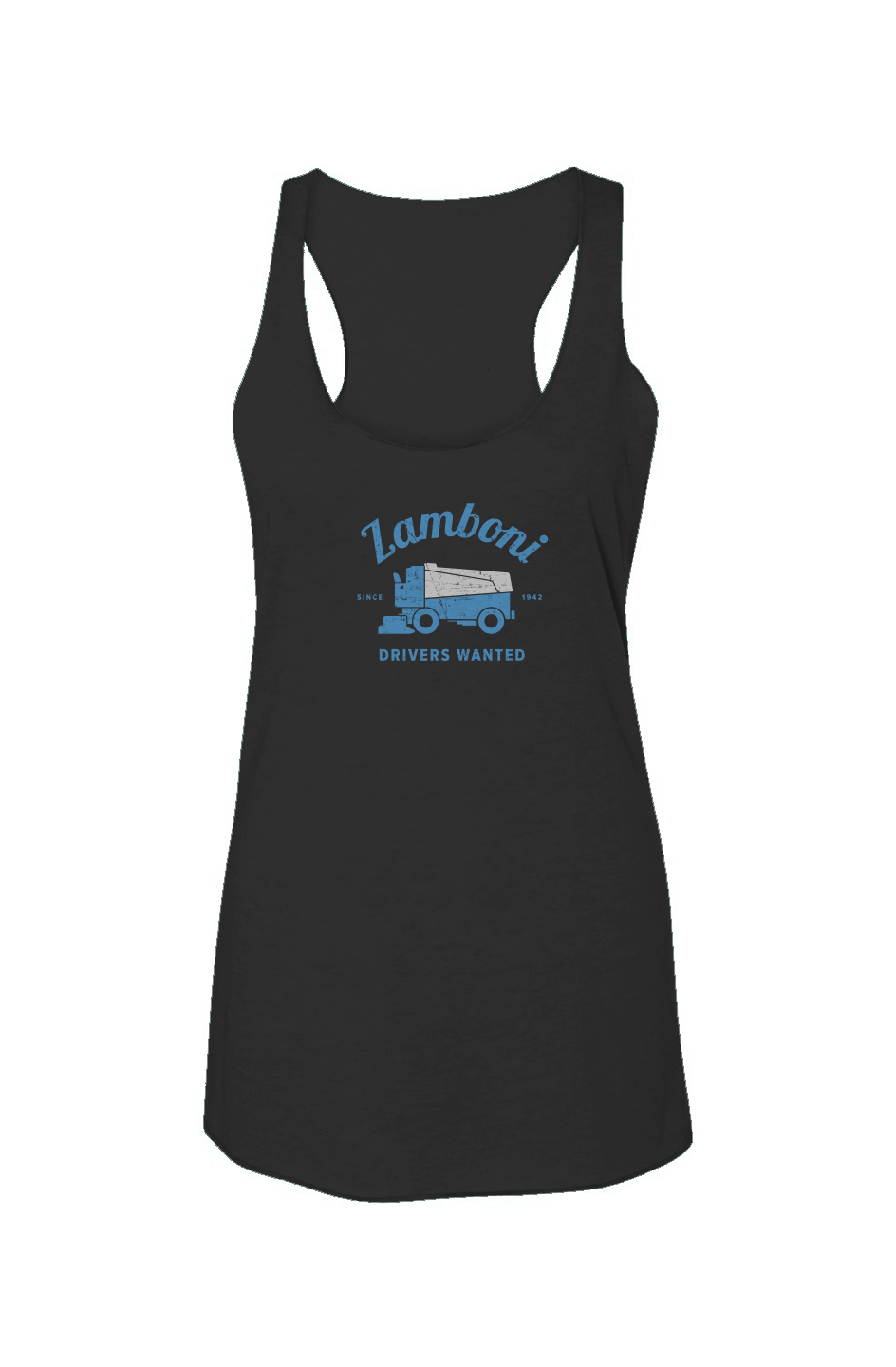 Drivers Wanted Racerback Barn Tank Dark Grey | Barn Garb Hockey Threads