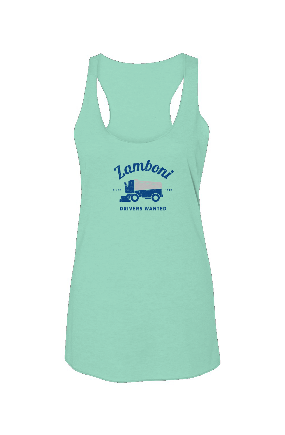 Drivers Wanted Racerback Barn Tank Mint | Barn Garb Hockey Threads