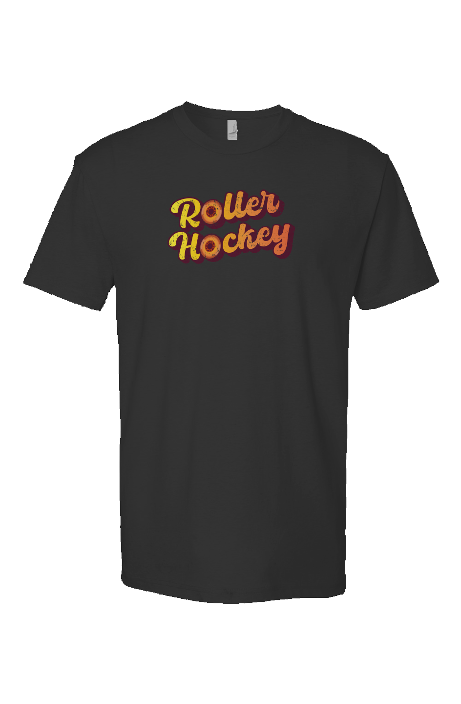 Feeling Groovy Roller Hockey Breakaway Performance Tee Black | Barn Garb Hockey Threads