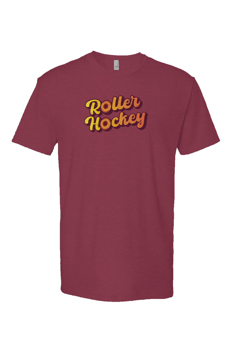 Feeling Groovy Roller Hockey Breakaway Performance Tee Cardinal Red | Barn Garb Hockey Threads