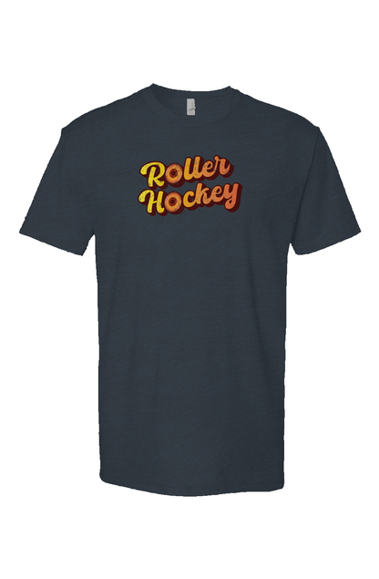 Feeling Groovy Roller Hockey Breakaway Performance Tee Navy Blue | Barn Garb Hockey Threads