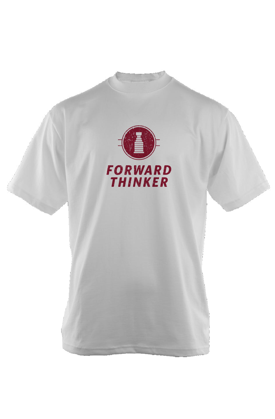 Forward Thinker 90s Throwback Tee White | Barn Garb Hockey Threads
