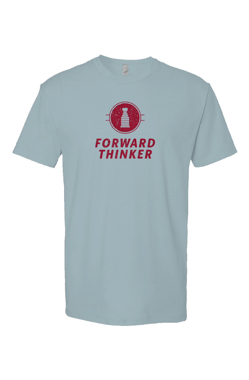 Forward Thinker Breakaway Performance Tee Ice Blue | Barn Garb Hockey Threads