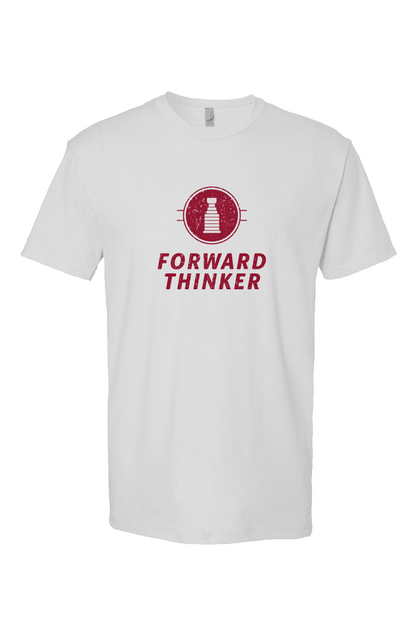 Forward Thinker Breakaway Performance Tee White | Barn Garb Hockey Threads