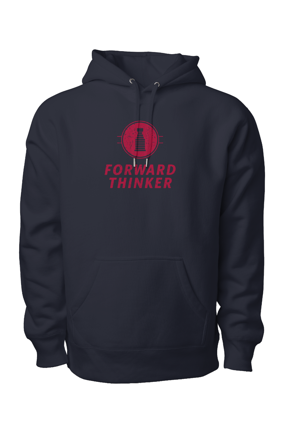 Forward Thinker Legend Heavyweight Hoodie Navy Blue | Barn Garb Hockey Threads