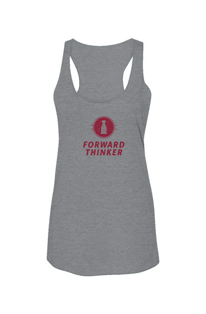 Forward Thinker Racerback Barn Tank Grey | Barn Garb Hockey Threads