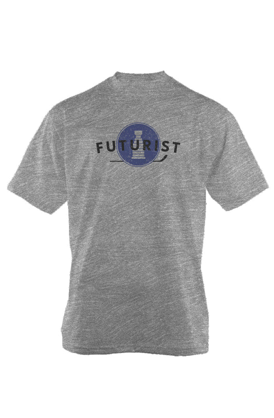 Futurist 90s Throwback Tee Grey | Barn Garb Hockey Threads