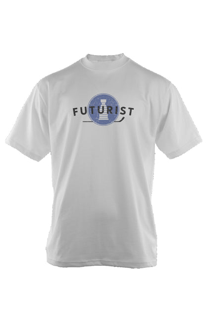 Futurist 90s Throwback Tee White | Barn Garb Hockey Threads